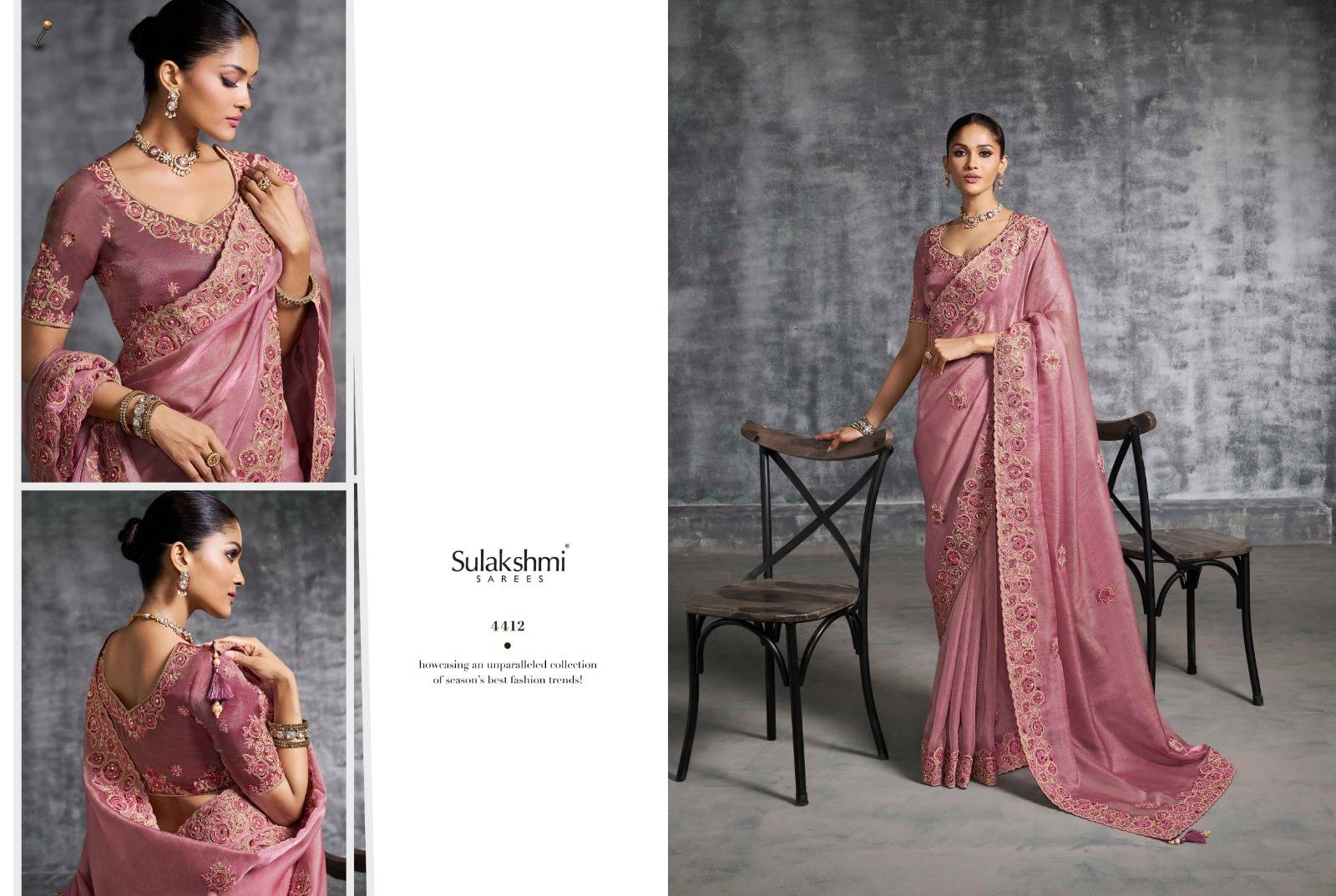 Kashira By Sulakshmi 4401 To 4412 Series Indian Traditional Wear Collection Fancy Colorful Party Wear Premium TissueSaree At Wholesale Price